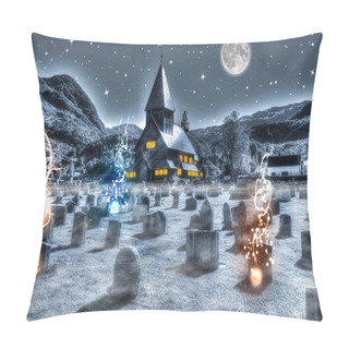 Personality  Night Cemetery Pillow Covers