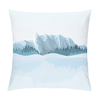 Personality  Winter Landscape Pillow Covers