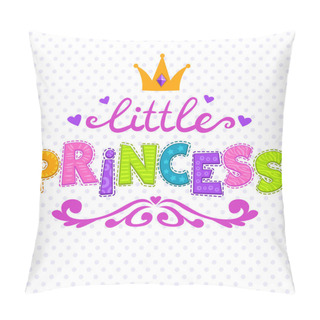 Personality  Cute Vector Illustration For Girls T-shirt Print, Little Princes Pillow Covers
