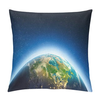 Personality  North America From Space Pillow Covers