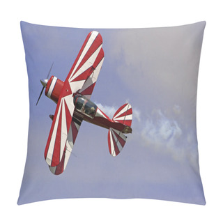Personality  Red White Biplane Pillow Covers