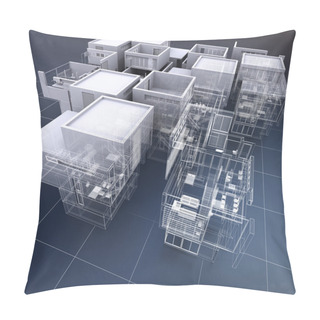Personality  Business Building Architecture Pillow Covers