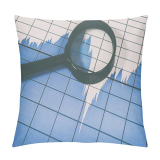 Personality  Financial Charts, Market Analysis Pillow Covers
