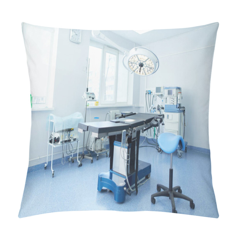 Personality  Interior Of Operating Room In Modern Clinic Pillow Covers