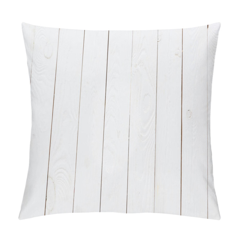 Personality  Empty White Wooden Background Pillow Covers