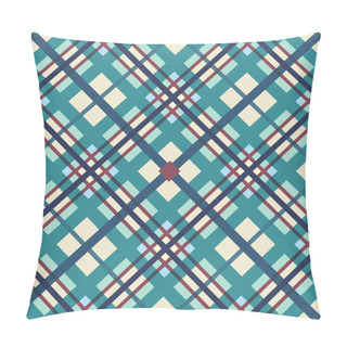 Personality  The Geometric Pattern Of Intersecting Strips Pillow Covers