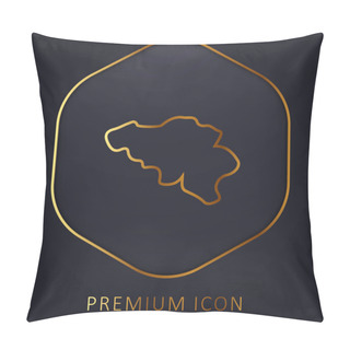 Personality  Belgium Golden Line Premium Logo Or Icon Pillow Covers