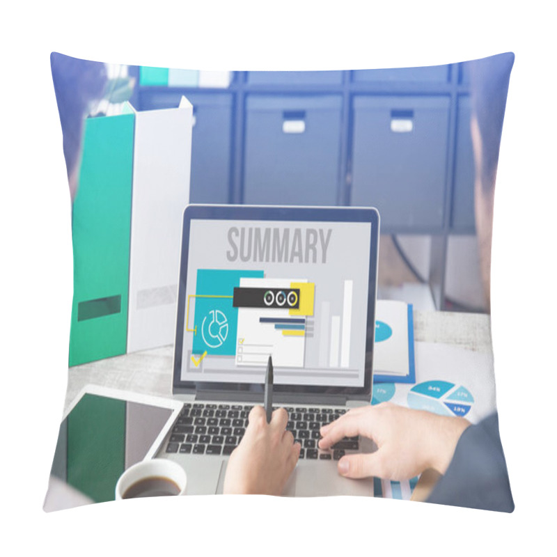 Personality  CONCEPT On Screen Of Laptop Pillow Covers