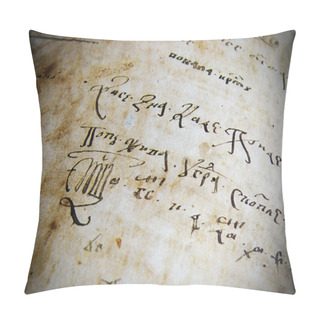 Personality  Old Church Slavonic Alphabet Pillow Covers
