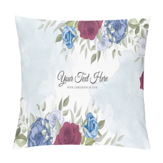 Personality  Beautiful Hand Drawn Flower Background Pillow Covers
