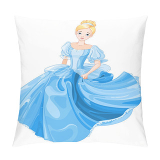 Personality  Beautiful Girl In Ball Gown Pillow Covers