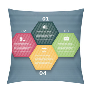Personality  Infographic Elements, Vector Illustration Pillow Covers