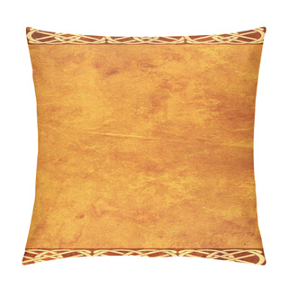 Personality  Grunge Background With Celtic Patterns Pillow Covers