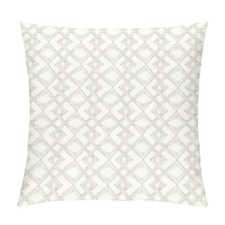 Personality  Seamless Pattern With Abstract Squares Geometric Ornament Pillow Covers