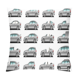 Personality  Car Body Style. Pillow Covers