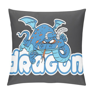 Personality  Hand Drawn Dragon Pillow Covers