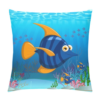 Personality  Angel Fish Cartoon Pillow Covers