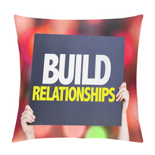 Personality  Build Relationships Card Pillow Covers