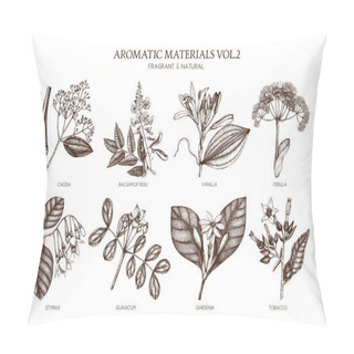 Personality  Aromatic And Medicinal Plant Set Pillow Covers