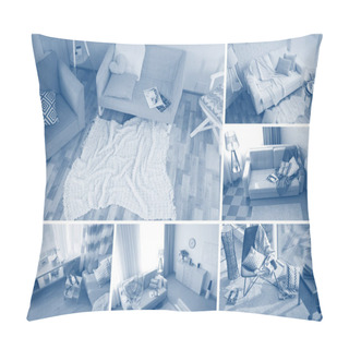 Personality  Security CCTV Camera In Home. Home Security System Concept Pillow Covers