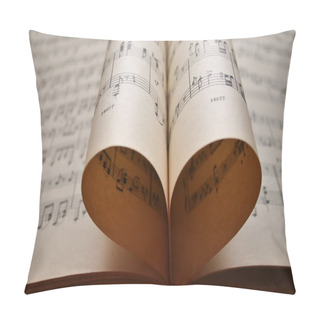 Personality  Heart Music Notes Pillow Covers