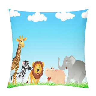 Personality  Funny Animal Cartoon Pillow Covers