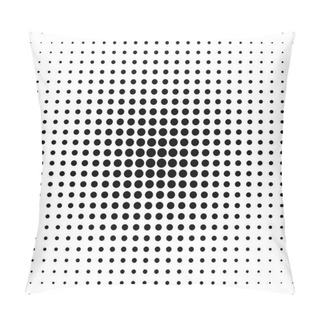 Personality  Retro Halftone Dotted Pattern Background Template Pillow Covers