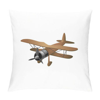 Personality  Vintage Retro Plane Fly Pillow Covers