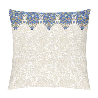 Personality  Ornate Floral Background With Ornament Stripe Pillow Covers