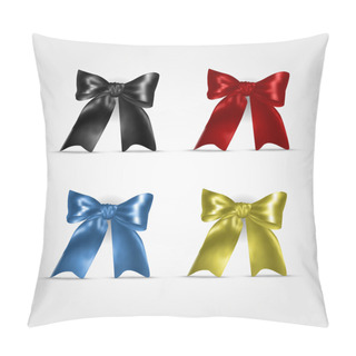 Personality  Set Of Colorful Bows Pillow Covers