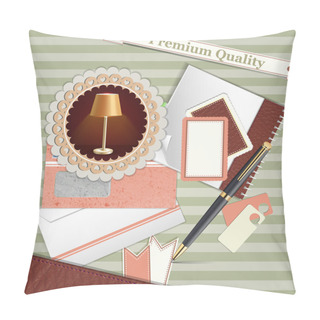 Personality  Vintage Background Premium Quality Pillow Covers