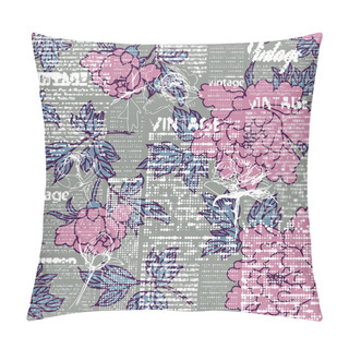 Personality  Vintage Grunge Pattern Pillow Covers