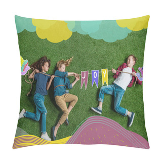 Personality  Kids Drag Rope  Pillow Covers
