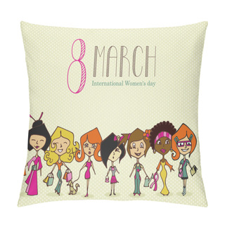 Personality  Diversity 8 March Women Day Pillow Covers