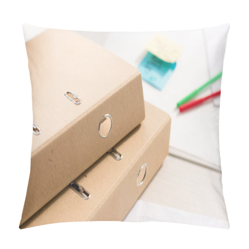 Personality  Brown Paper Folders Pillow Covers