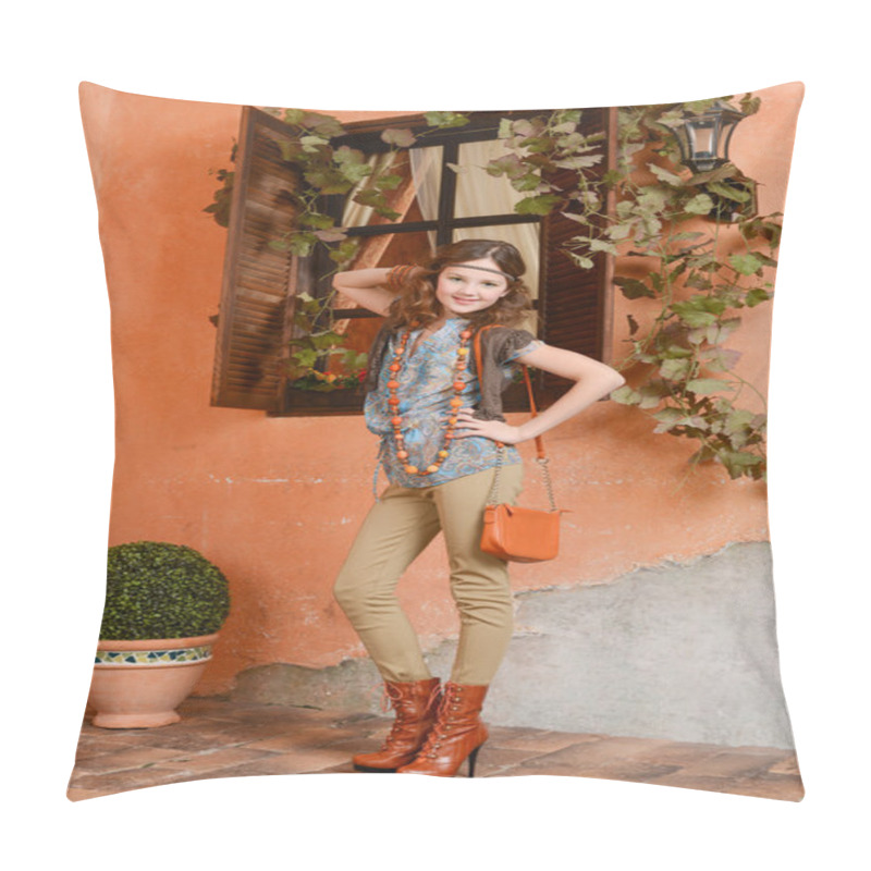 Personality  Young Girl Near The Window Pillow Covers