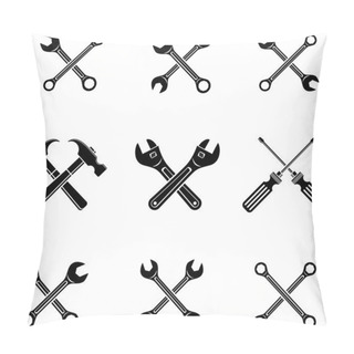 Personality  Set Of Tools Symbol Pillow Covers