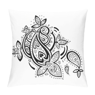 Personality  Hand Drawn Paisley Ornament. Pillow Covers
