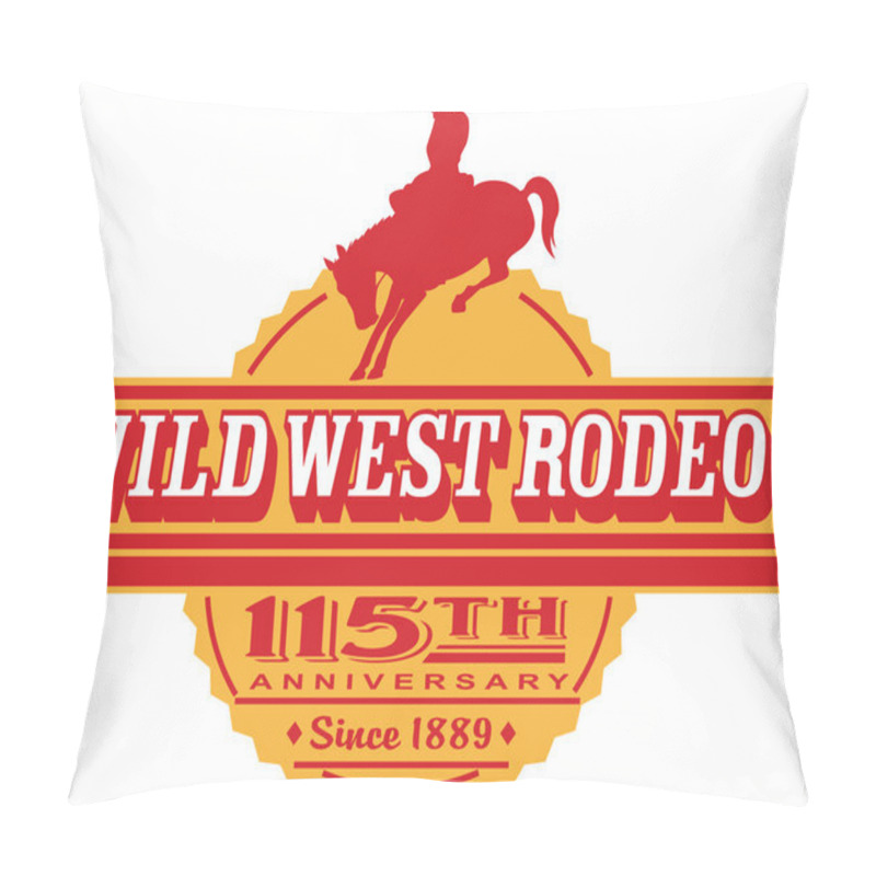 Personality  Vintage Wild West Rodeo Advertisement Pillow Covers