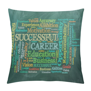 Personality  Career Word Cloud Pillow Covers