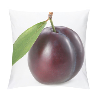 Personality  Plum On A White Pillow Covers