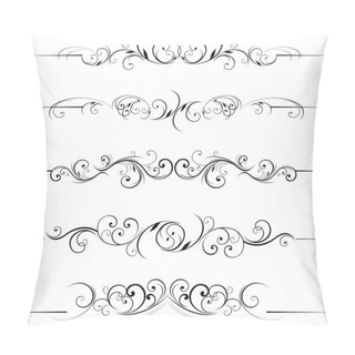 Personality  Swirling Flourishes Decorative Pillow Covers