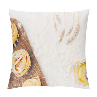 Personality  Raw Pasta And Ingredients Pillow Covers