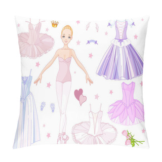 Personality  Ballerina With Costumes Pillow Covers
