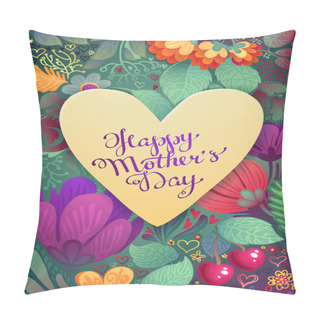 Personality  Happy Mother's Day Lettering Pillow Covers