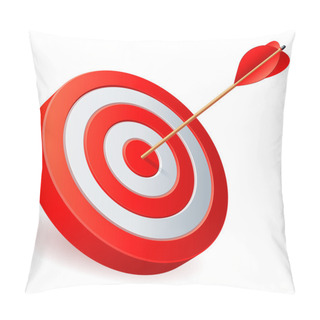Personality  Target With Arrow. Pillow Covers