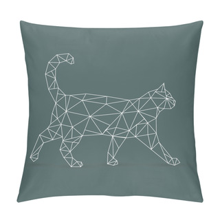 Personality  Geometric Cat Pillow Covers