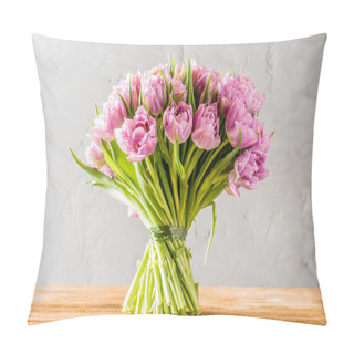 Personality  Beautiful Pink Tulips Pillow Covers