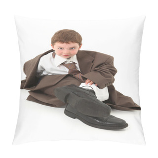 Personality  Boy In Big Suit Pillow Covers