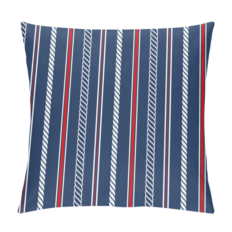 Personality  Seamless pattern with nautical elements pillow covers